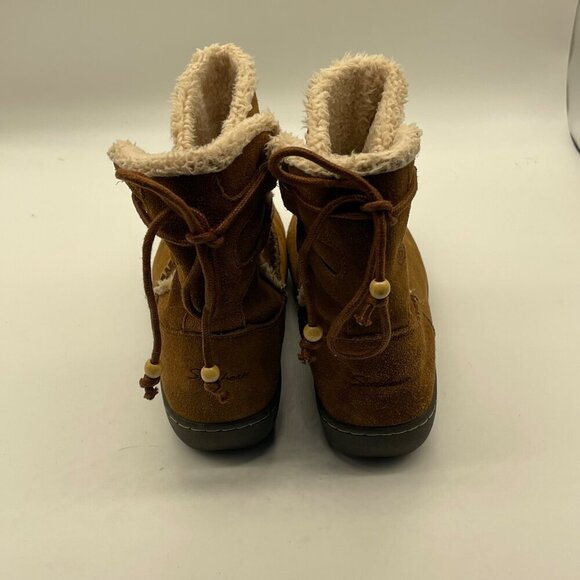 Skechers 49334 Women’s Slip-On Shoes – Size 8.5 – Chestnut Suede - Picture 9 of 12